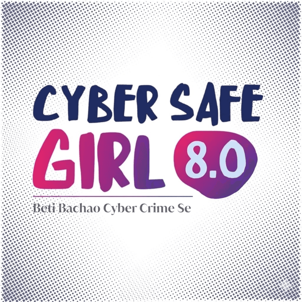Cyber Safe Girl Brand Illustration